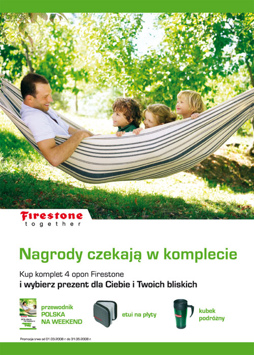 Plakat promocyjny Firestone