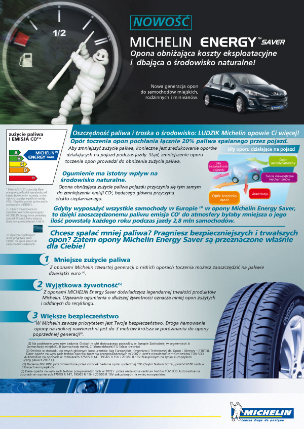 Michelin Energy Saver - ulotka