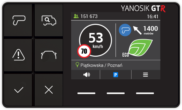 Yanosik GTR Ecodriving