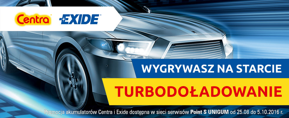 Wygrywasz na starcie turbodoładowanie - promocja akumulatorów