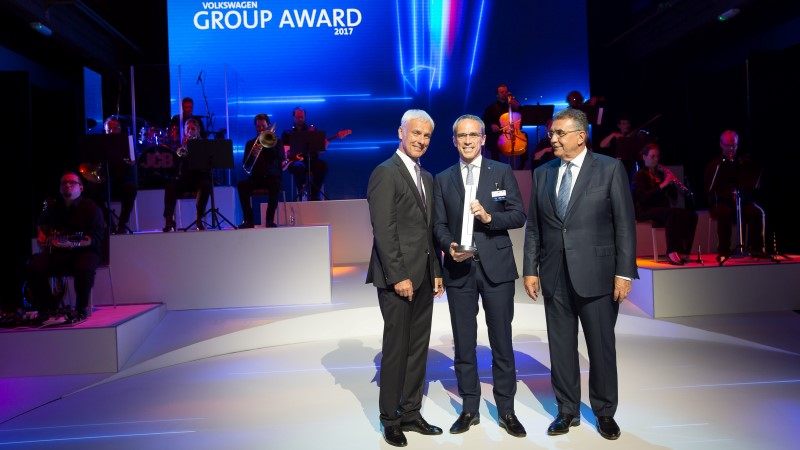 Firma Bridgestone wyróżniona nagrodą Volkswagen Group Award