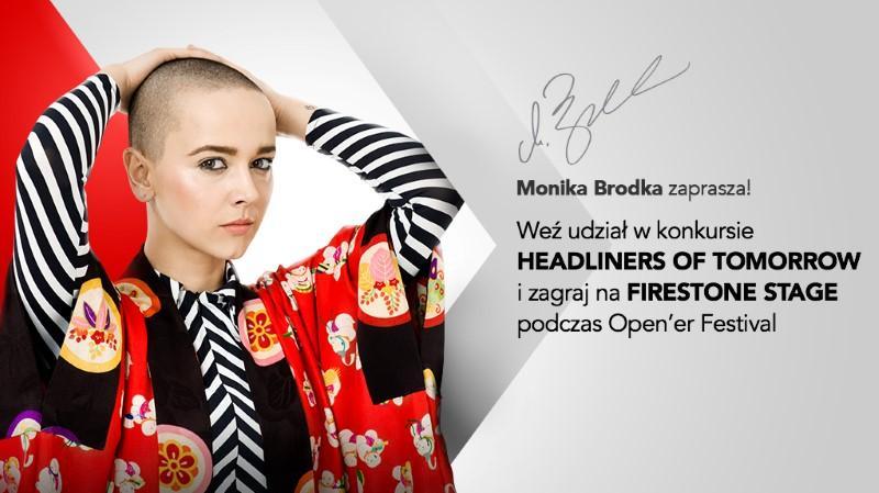 Monika Brodka w Jury konkursu Firestone Headliners of Tomorrow