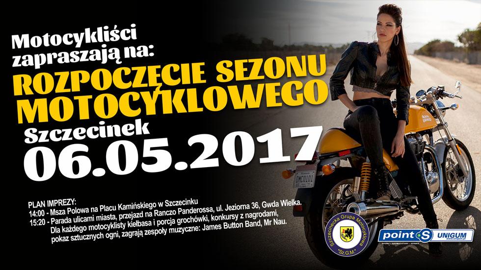 Zapraszamy na rozpoczecie sezonu motocyklowego 2017 w Szczecinku