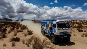 Zespół KAMAZ-Master na oponach Continental podczas Rajdu Dakar.