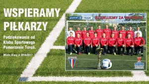 Klub Sportowy Pomorzanin Toruń dziękuje za wsparcie