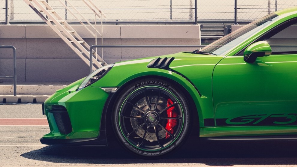 Porsche 911 GT3 RS na oponach Dunlop