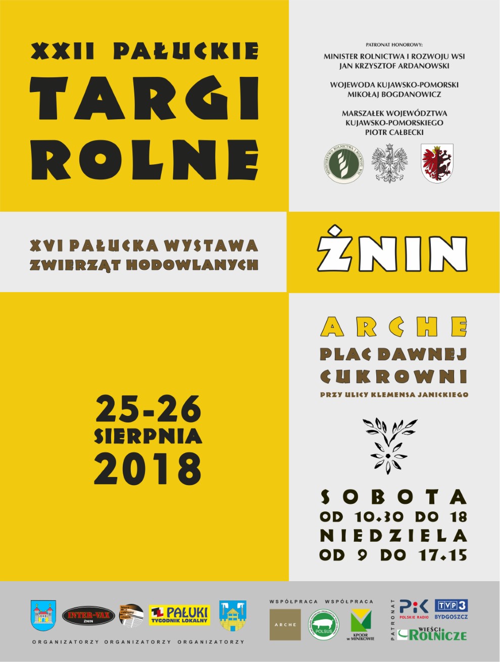 Plakat Pałuckie Targi Rolne