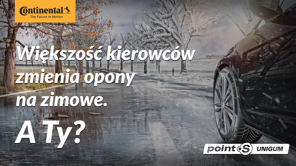 Większość kierowców zmienia opony na zimowe. A Ty?