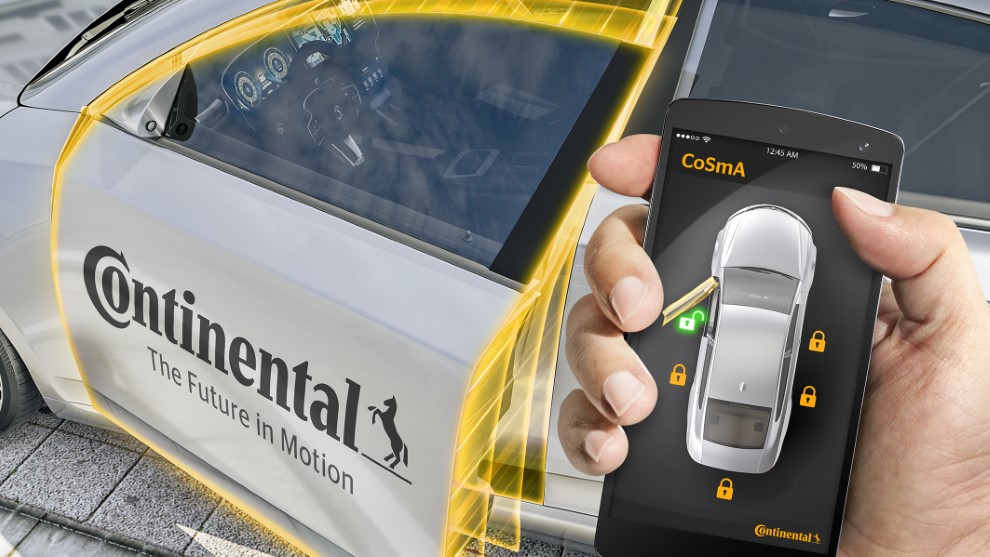 Technologia Continental otwiera auta smartfonem