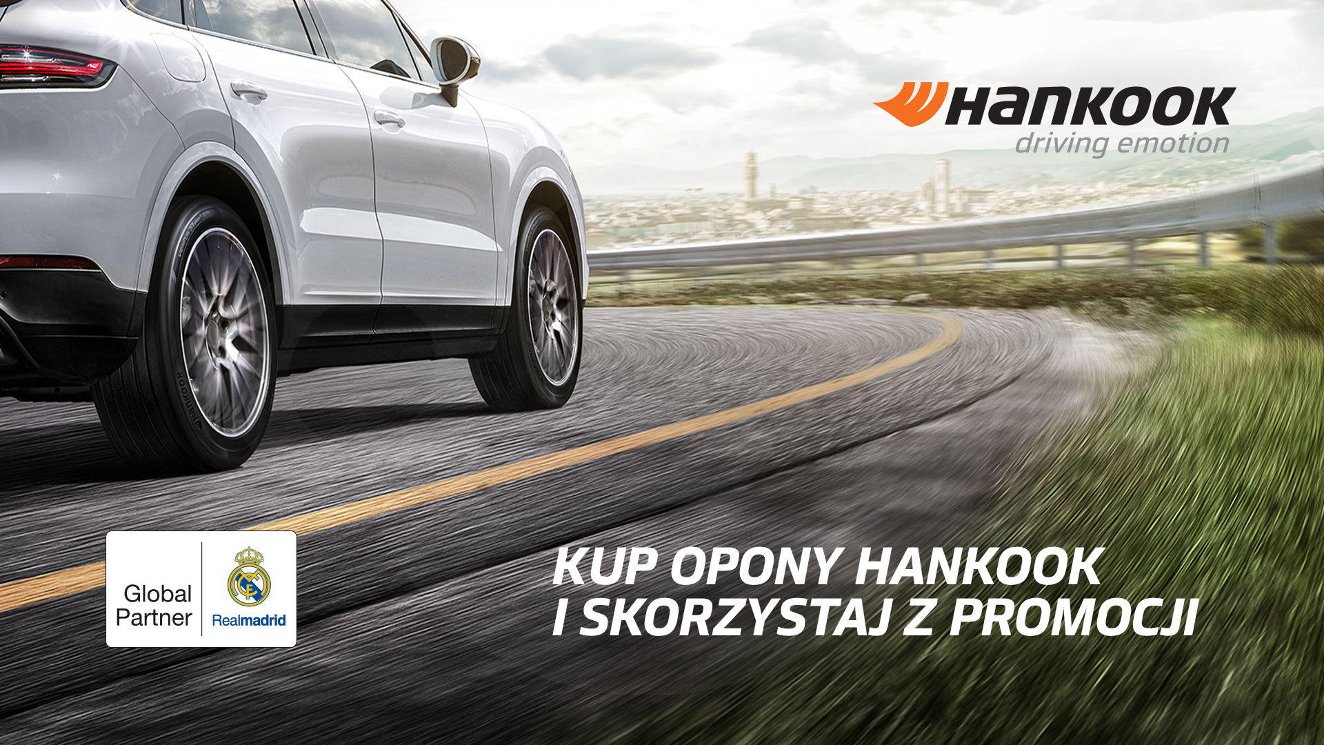 Kup opony Hankook lub Laufenn i odbierz nawet 50 zł