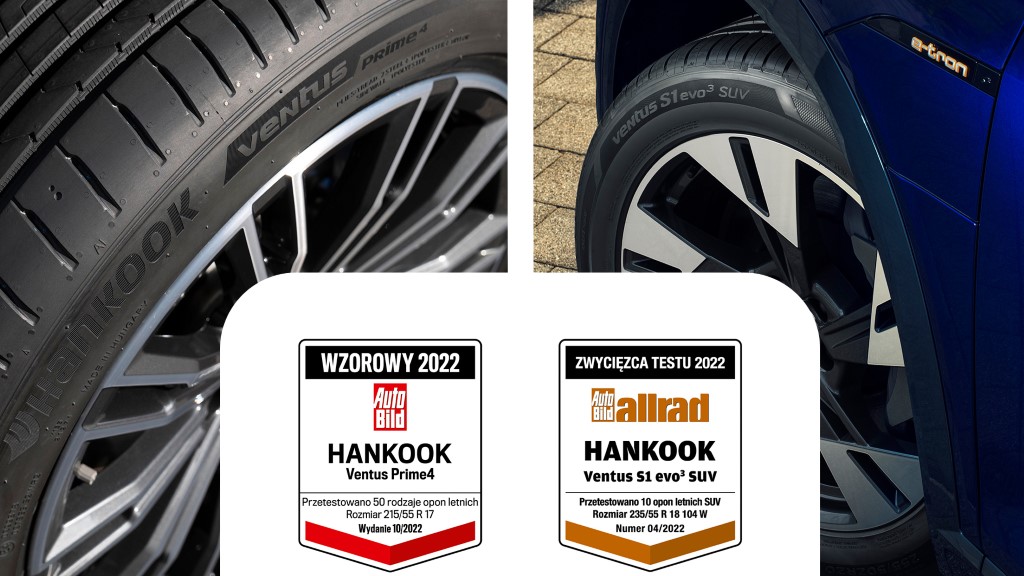 Hankook wygrywa w testach opon letnich