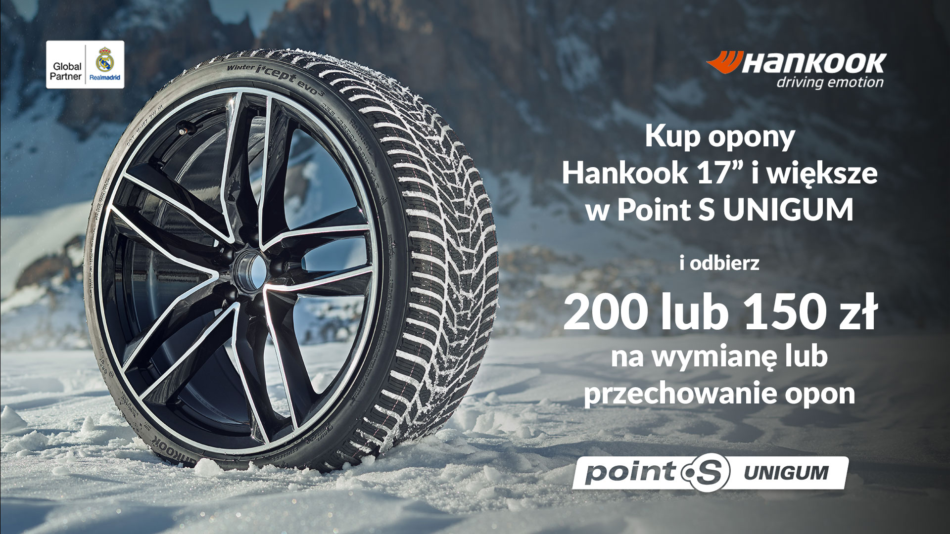 Nawet 200 zł za zakup opon Hankook