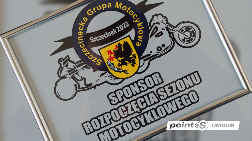 Podziekowanie od SZGM za sponsoring rozpoczęcia sezonu motocyklowego 2022