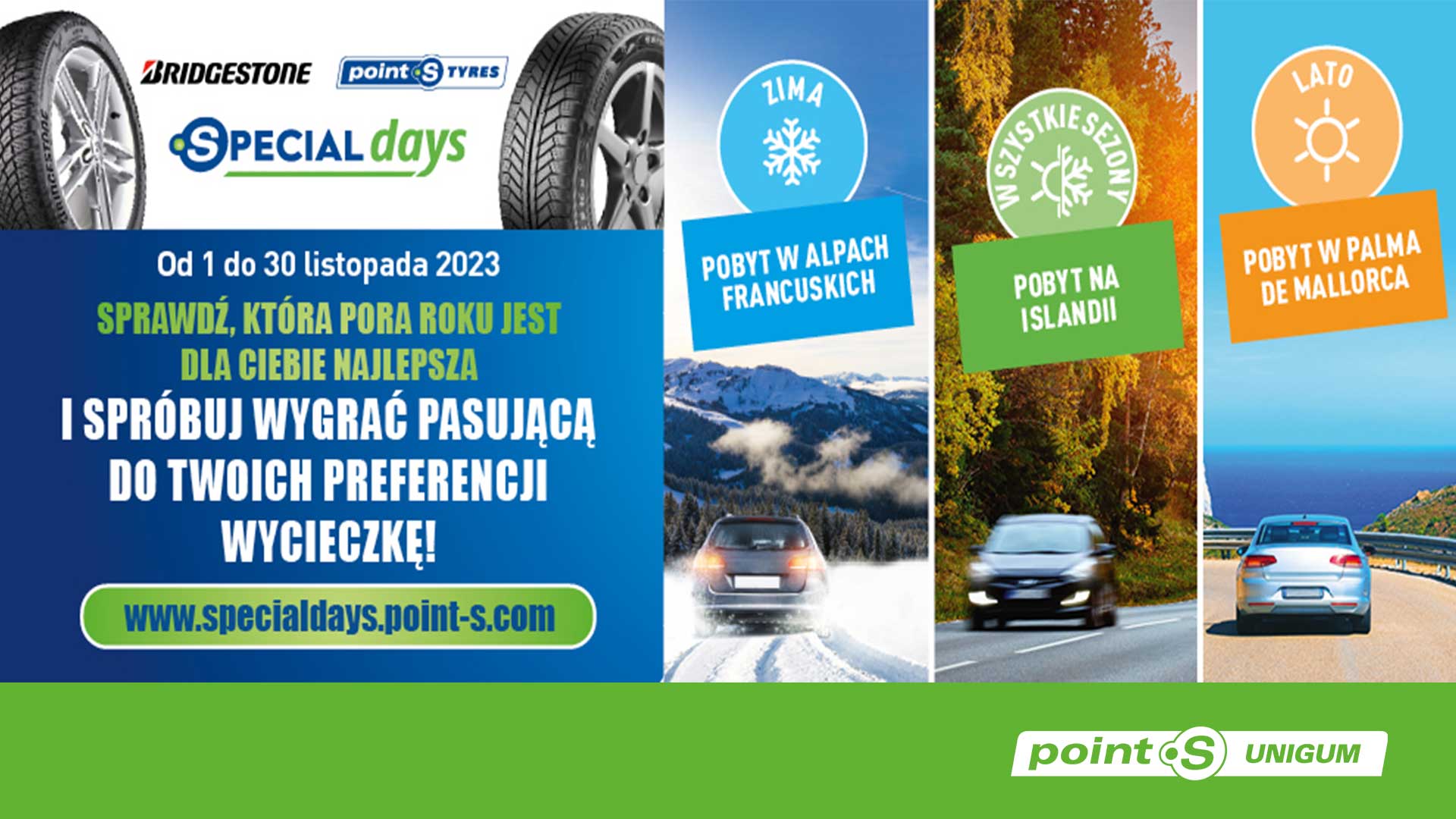 Promocja opon Point S i Bridgestone - Special Days 2023