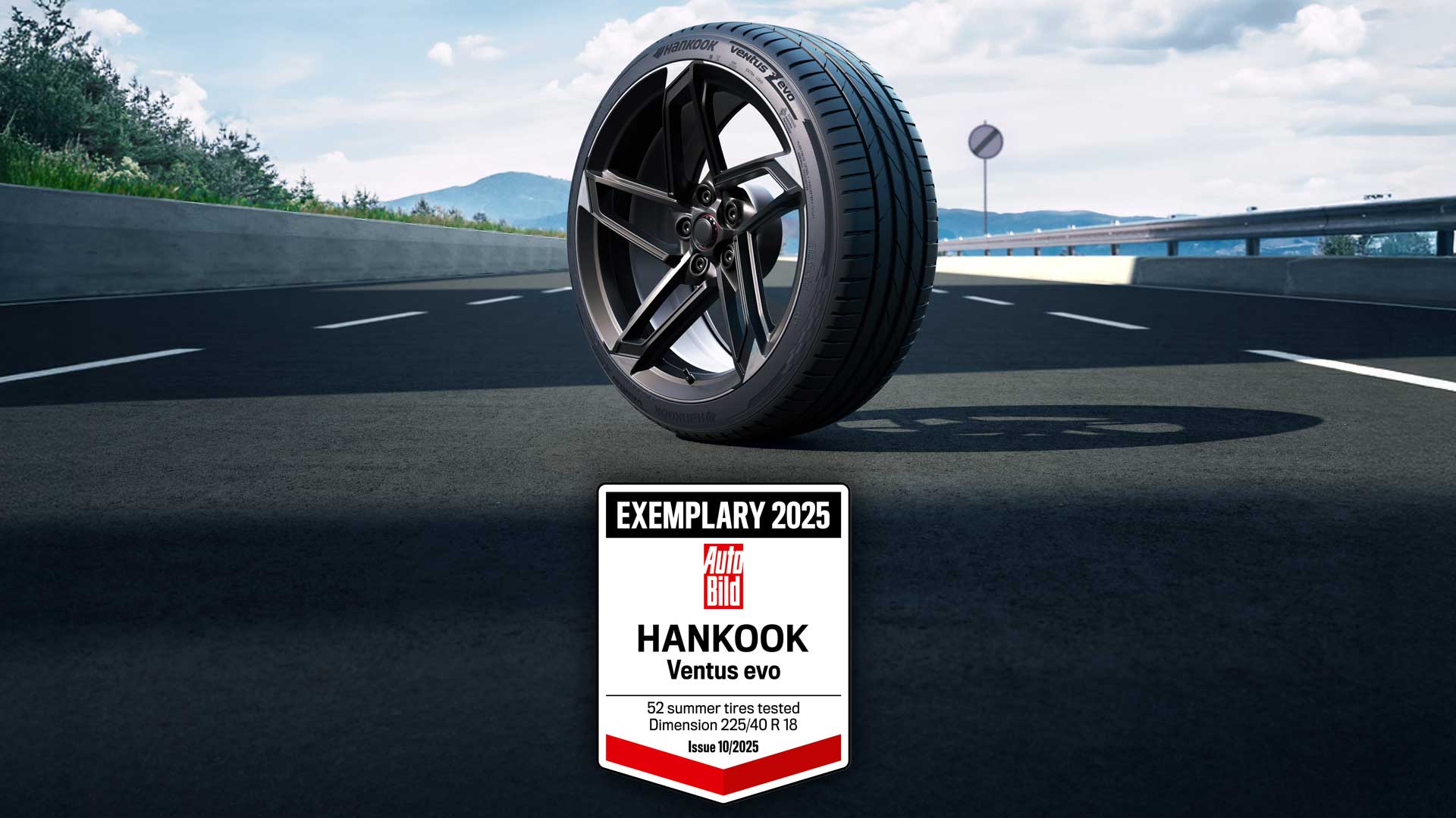 Opona Hankook Ventus evo wzorowa w teście opon letnich
