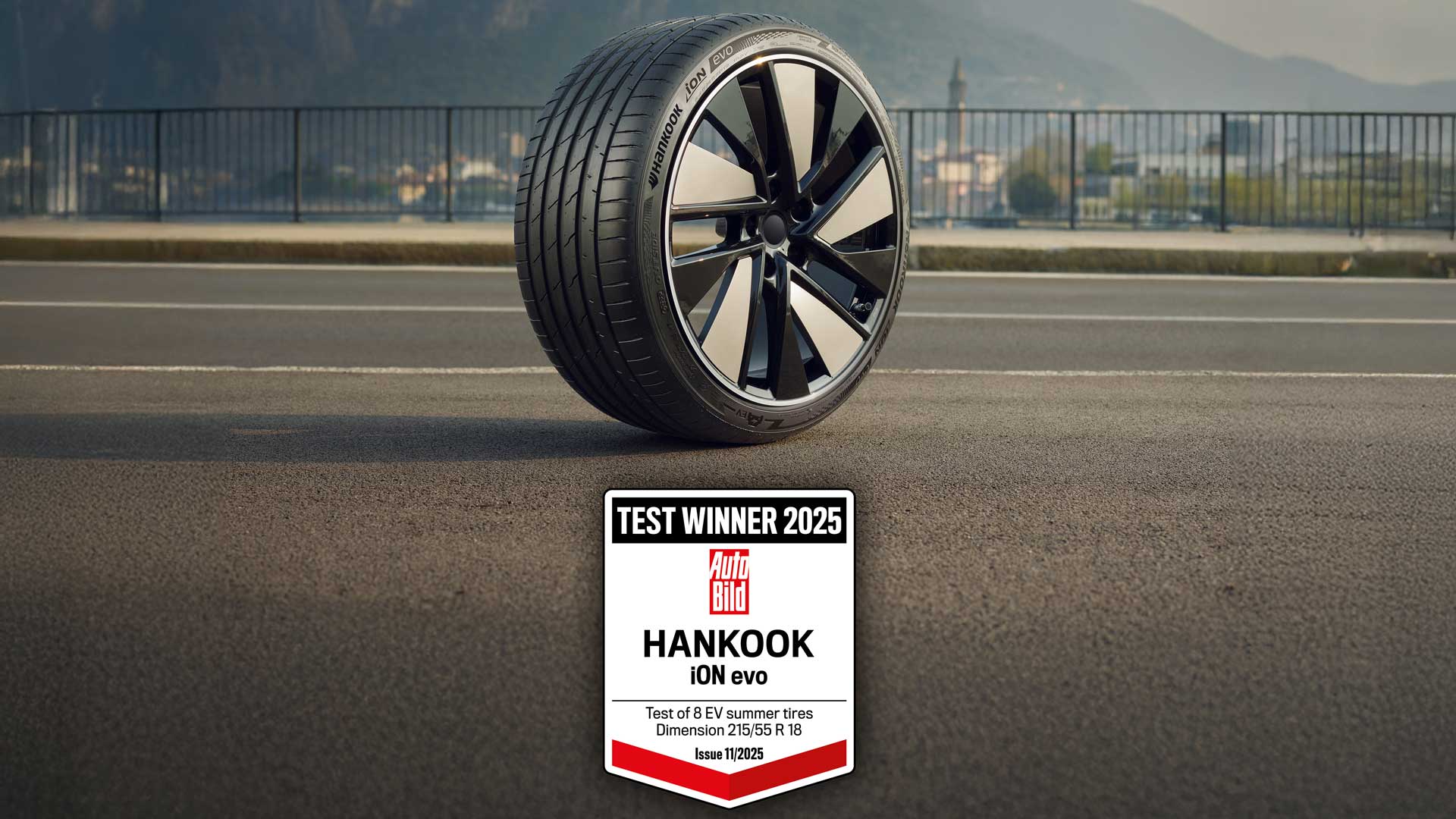 Hankook iON evo zwycięzcą testu opon letnich do pojazdów elektrycznych Auto Bild