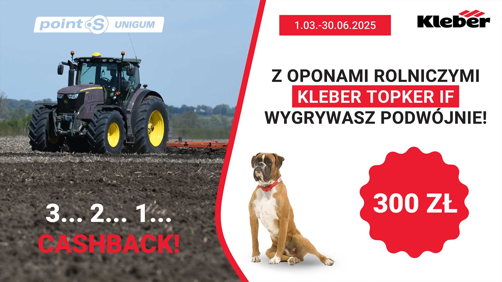 Z oponami rolniczymi Kleber Topker wygrywasz podwójni