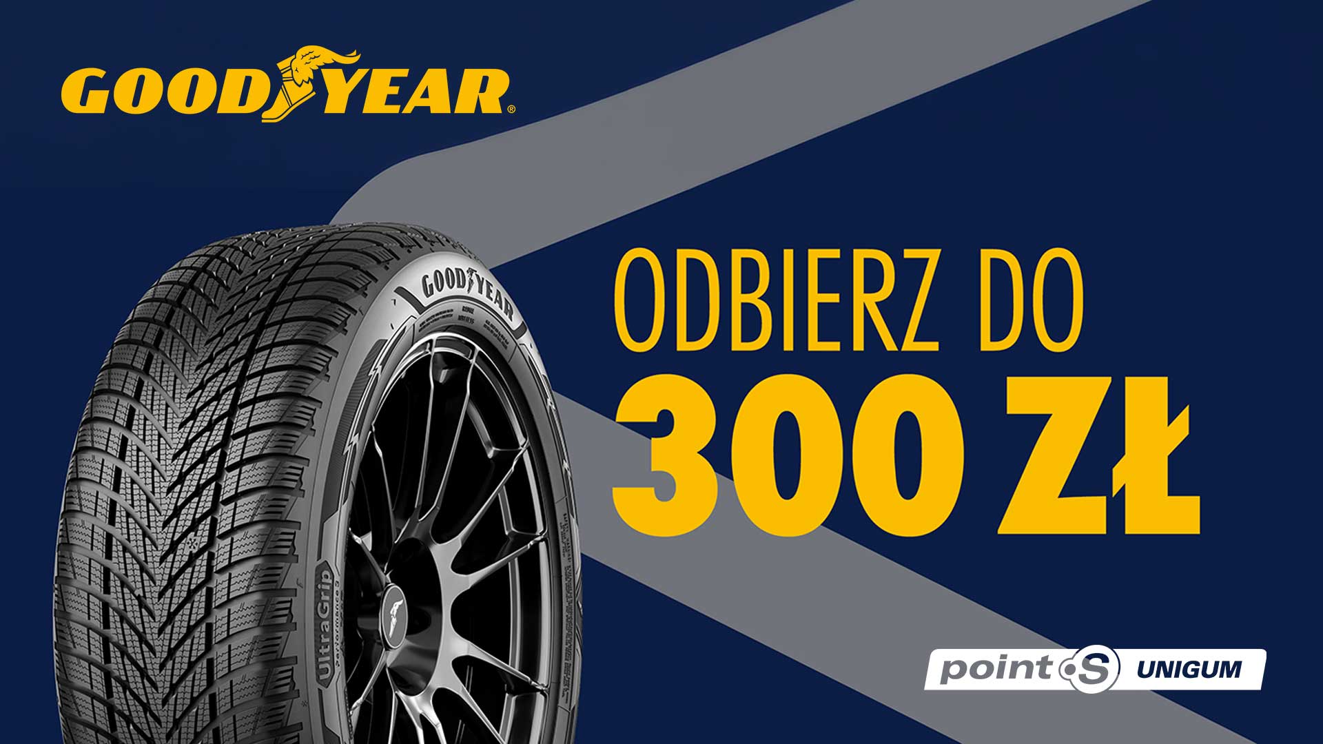 Do 300 zł zwrotu za komplet opon Goodyear