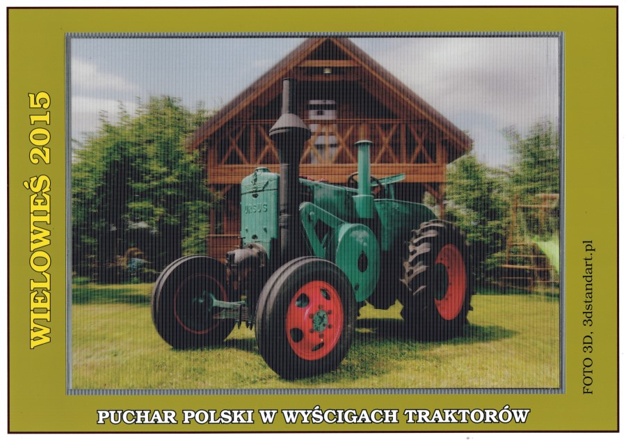 Podziękowanie za wsparcie Pucharu Traktorów 2015.