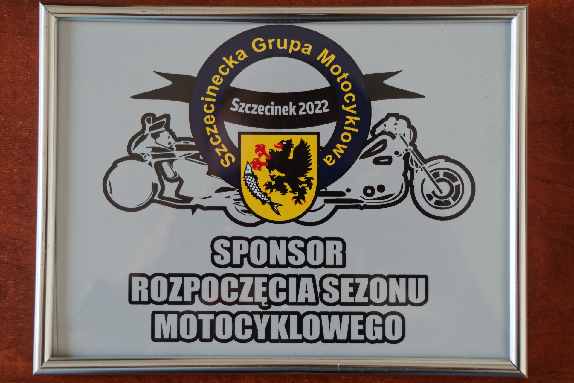 Podziekowanie od SZGM za sponsoring rozpoczęcia sezonu motocyklowego 2022